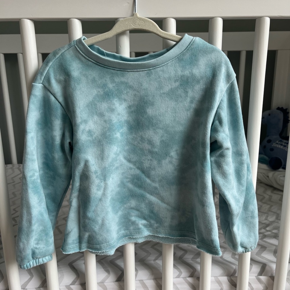 Baby GAP Kids Light Blue Tie-Dye Sweatshirt 3T